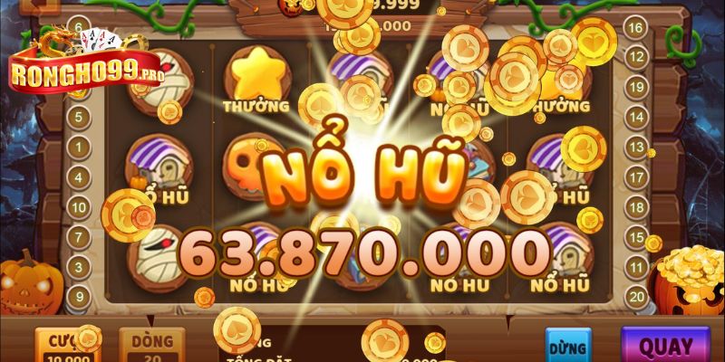 Game nổ hũ Rongho99 có tỷ lệ trả thưởng cao