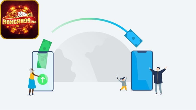 Lệnh rút tiền tại Rongho99 chỉ mất từ 1 đến 5 phút 