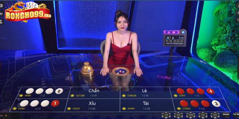 Người chơi có thể chọn theo dõi chu kỳ Chẵn và Lẻ để cược xóc đĩa