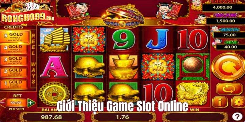 Game slot là sản phẩm cá cược chất lượng tại cổng game Rongho99