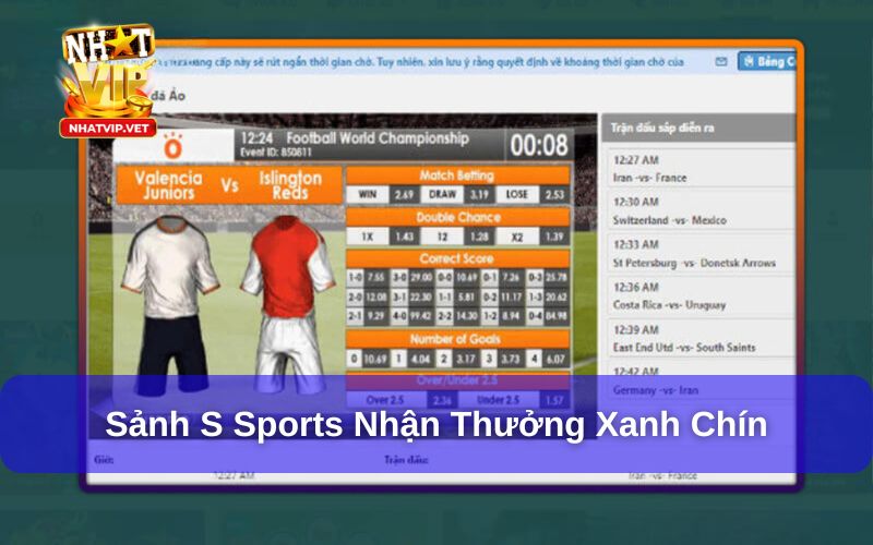 Trải nghiệm chơi game tại sảnh S Sport